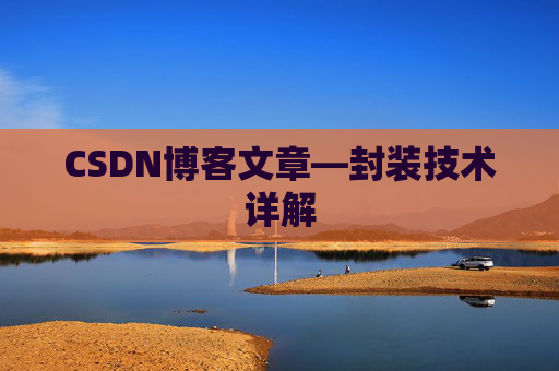 CSDN博客文章—封装技术详解